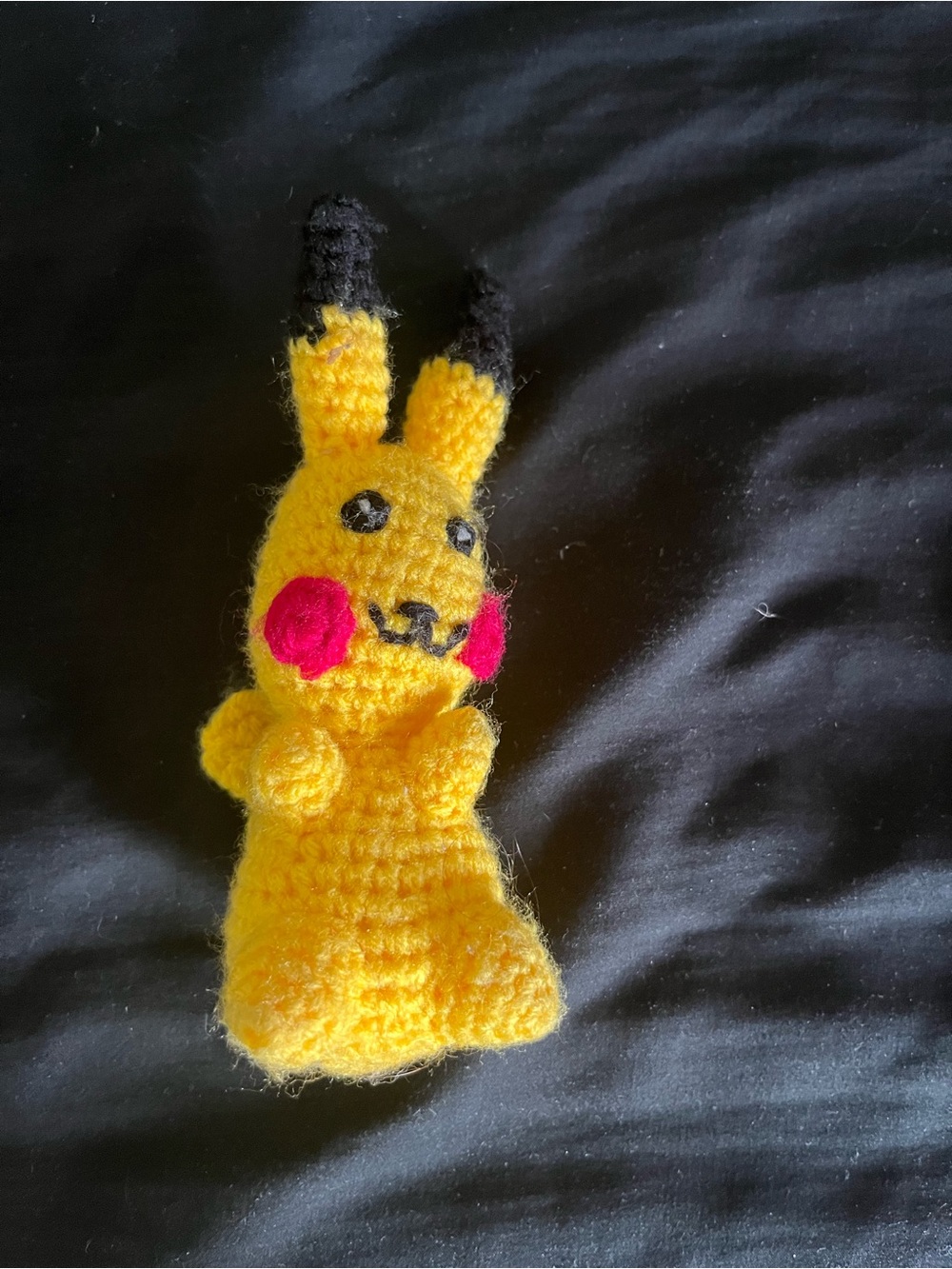 Handmade 4” Crochet Pikachu